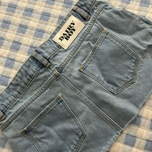 Dairy Boy Light Blue Denim Skirt